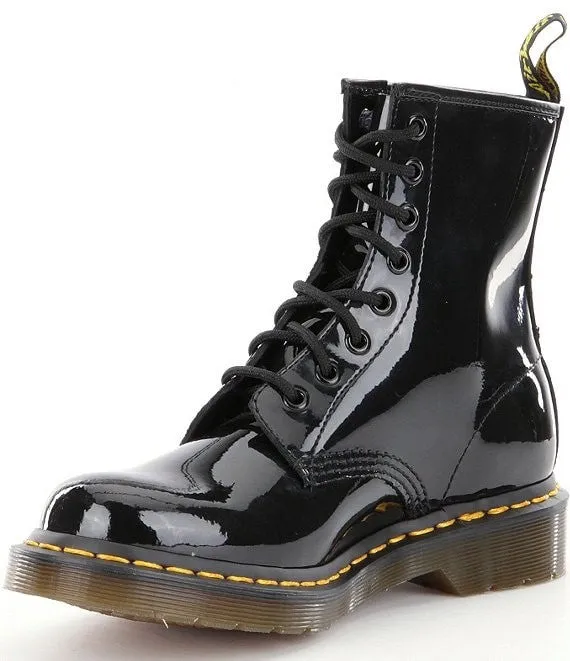 GIRLS' DR. MARTENS PATENT LAMPER BOOTS (SZ 5)