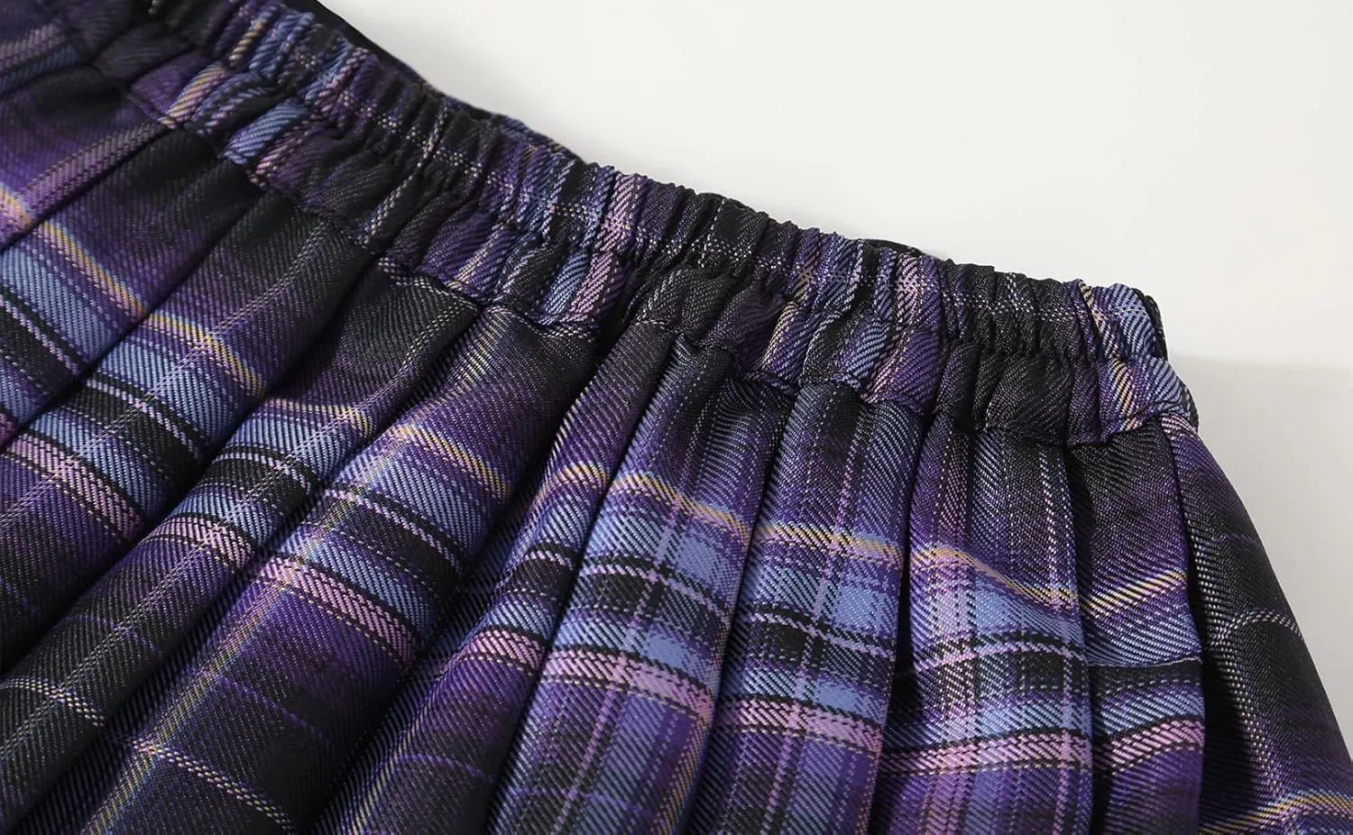 Girls' Pleated Plaid Mini Skirt with Shorts Girl Uniform School Tennis Skater Skirts Skort 2T-14Y