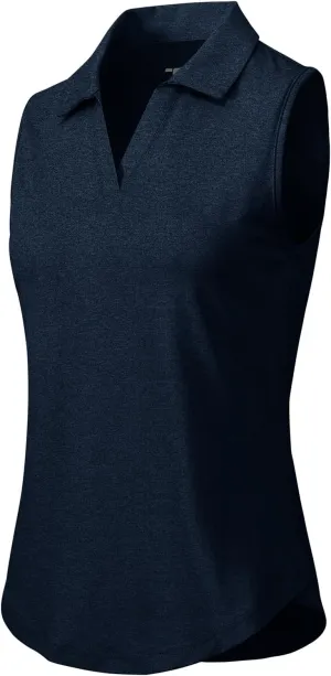 Rdruko Women's Sleeveless Golf Polo Shirts V-Neck Collared Tennis Quick Dry UPF 50  Lightweight Athletic Tank Tops