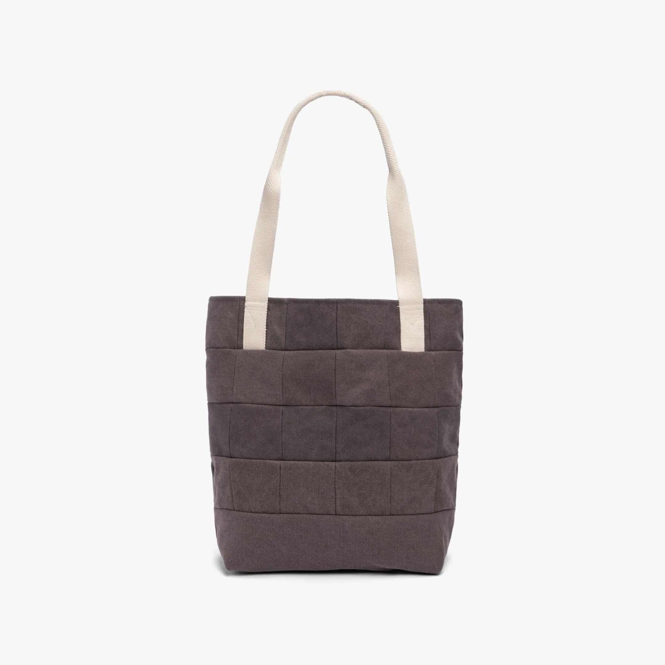 Rockwood Upcycled Patchwork Tote - Canvas - Thistle / Grey
