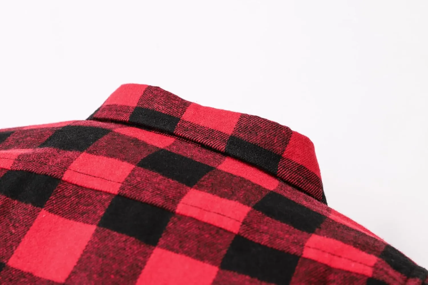 SANGTREE Mens & Boys Plaid Shirt Long Sleeve Button Down Flannel Shirts, US 3 Months - Adult 9XL