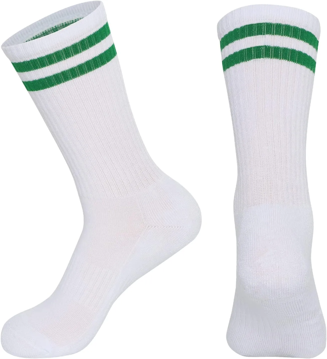 Women's Athletic Crew Socks 6 Pack, Running Breathable Cushion Socks with Arch Support