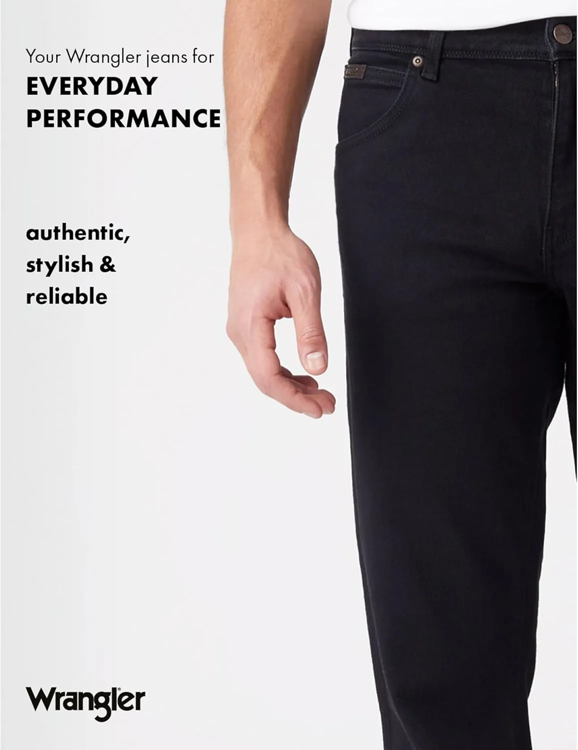 Wrangler Men's Cowboy Cut Active Flex Slim Fit Jean