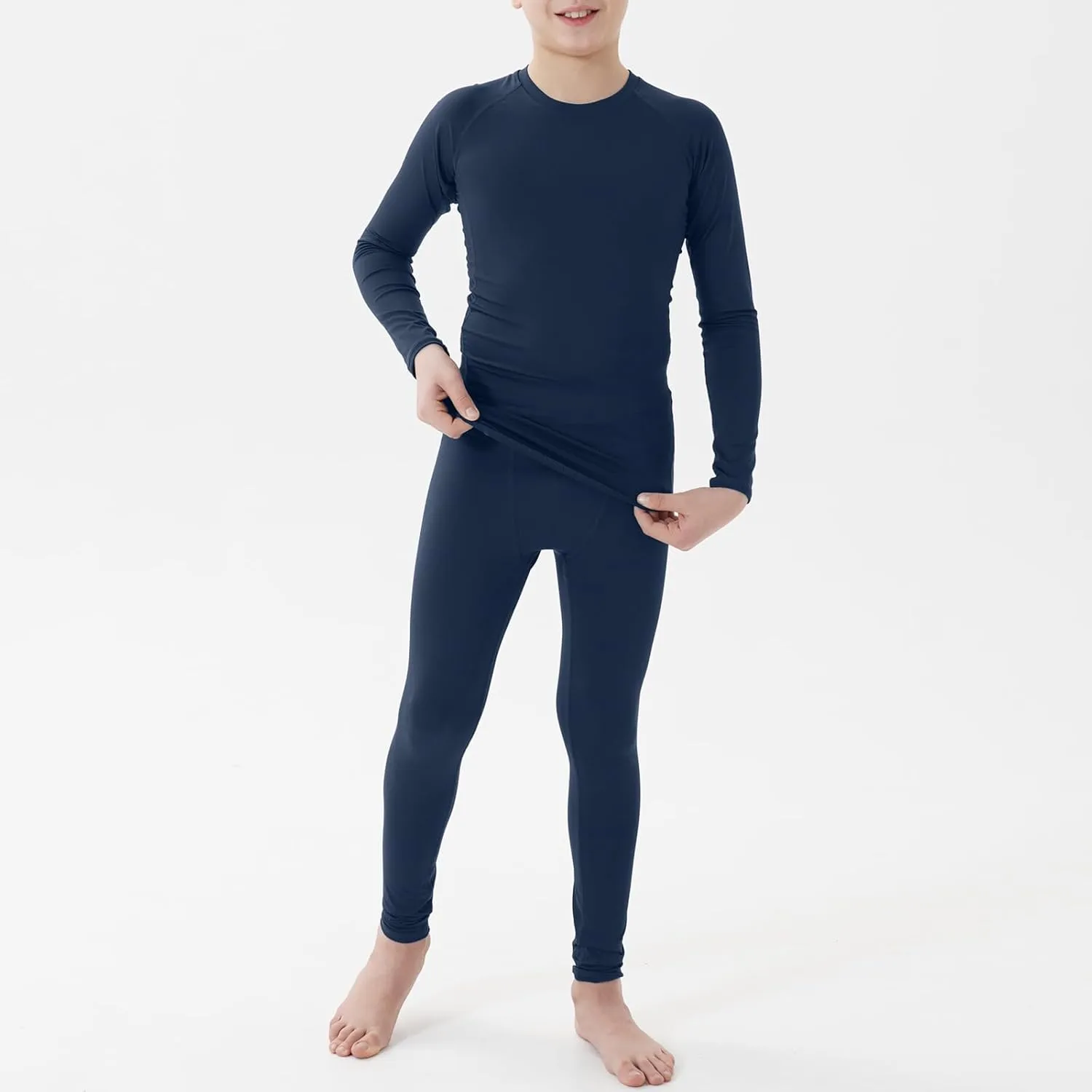 Youth Boys' Compression Leggings Athletic Shirt Tights Top Base Layer Set Sports Youth for Kids